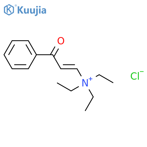 1-PROPEN-1-AMINIUM, N,N,N-TRIETHYL-3-OXO-3-PHENYL-, CHLORIDE, (E)- structure
