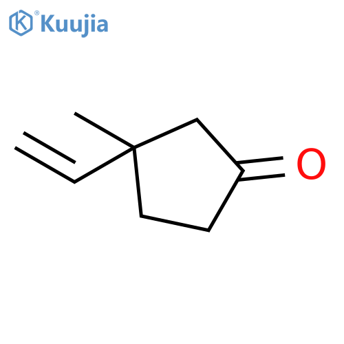 3-Ethenyl-3-methylcyclopentanone structure