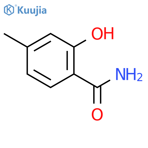 2-Hydroxy-4-methylbenzamide structure