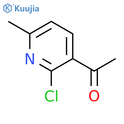 1-(2-chloro-6-methylpyridin-3-yl)ethan-1-one structure
