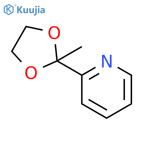 Pyridine,2-(2-methyl-1,3-dioxolan-2-yl)- structure