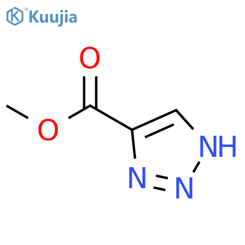 Methyl 1H-1,2,3-triazole-4-carboxylate structure