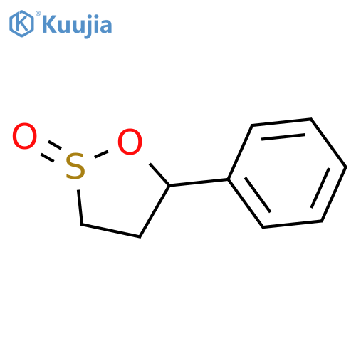 1,2-Oxathiolane, 5-phenyl-, 2-oxide structure