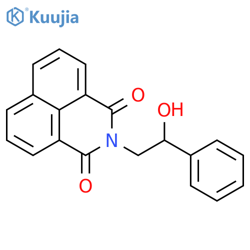 1H-Benz[de]isoquinoline-1,3(2H)-dione, 2-(2-hydroxy-2-phenylethyl)- structure