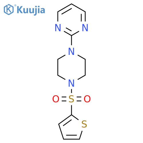 2-4-(thiophene-2-sulfonyl)piperazin-1-ylpyrimidine structure
