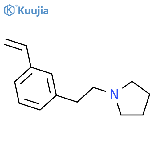 Pyrrolidine, 1-[2-(3-ethenylphenyl)ethyl]- structure