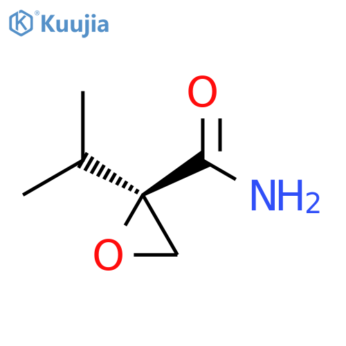 Oxiranecarboxamide, 2-(1-methylethyl)-, (2R)- structure