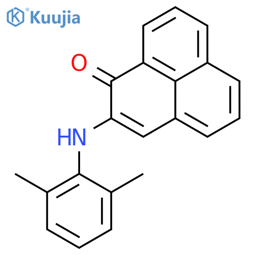 1H-Phenalen-1-one, 2-[(2,6-dimethylphenyl)amino]- structure