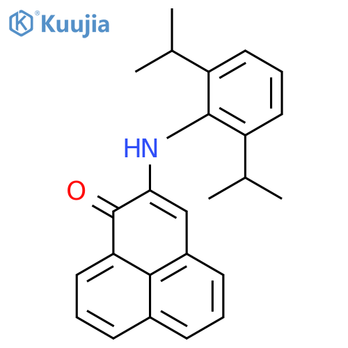 1H-Phenalen-1-one, 2-[[2,6-bis(1-methylethyl)phenyl]amino]- structure