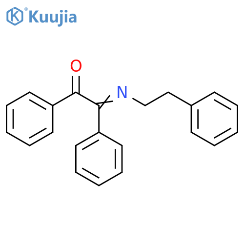 Ethanone, diphenyl[(2-phenylethyl)imino]- structure