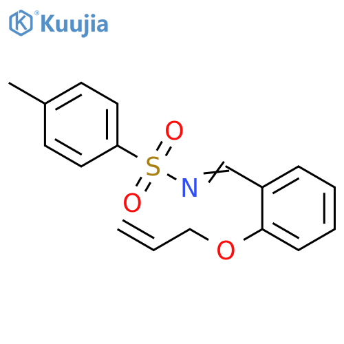 Benzenesulfonamide, 4-methyl-N-[[2-(2-propenyloxy)phenyl]methylene]- structure