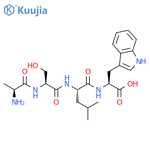 L-Tryptophan, L-alanyl-L-seryl-L-leucyl- structure