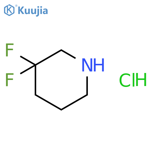 3,3-Difluoropiperidine hydrochloride structure