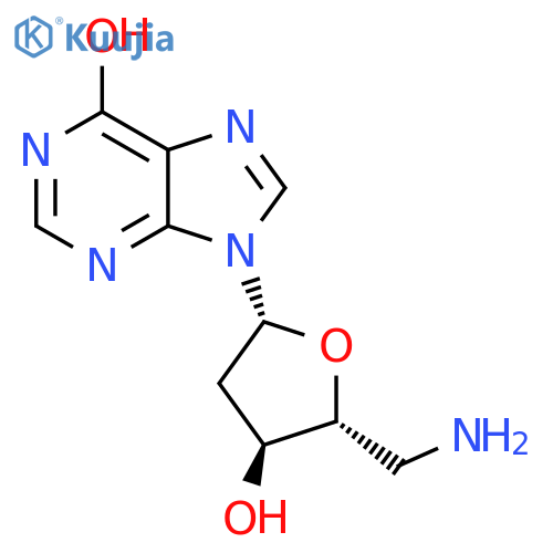Inosine, 5'-amino-2',5'-dideoxy- structure