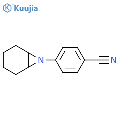 Benzonitrile, 4-(7-azabicyclo[4.1.0]hept-7-yl)- structure