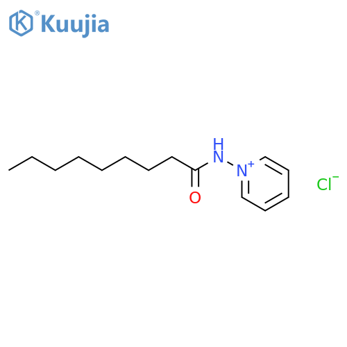 PYRIDINIUM, 1-[(1-OXONONYL)AMINO]-, CHLORIDE structure