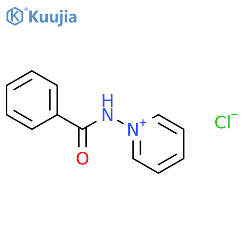 PYRIDINIUM, 1-(BENZOYLAMINO)-, CHLORIDE structure
