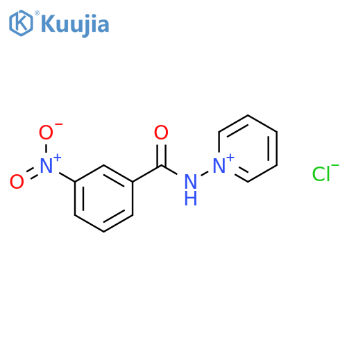 Pyridinium, 1-[(3-nitrobenzoyl)amino]-, chloride structure