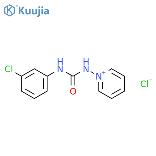 Pyridinium, 1-[[[(3-chlorophenyl)amino]carbonyl]amino]-, chloride structure