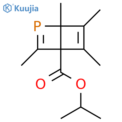 2-Phosphabicyclo[2.2.0]hexa-2,5-diene-4-carboxylic acid,1,3,5,6-tetramethyl-, 1-methylethyl ester structure