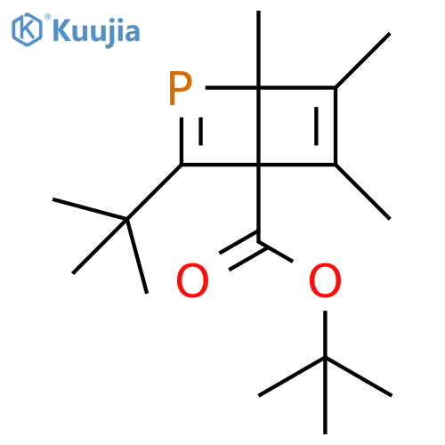 2-Phosphabicyclo[2.2.0]hexa-2,5-diene-4-carboxylic acid,3-(1,1-dimethylethyl)-1,5,6-trimethyl-, 1,1-dimethylethyl ester structure