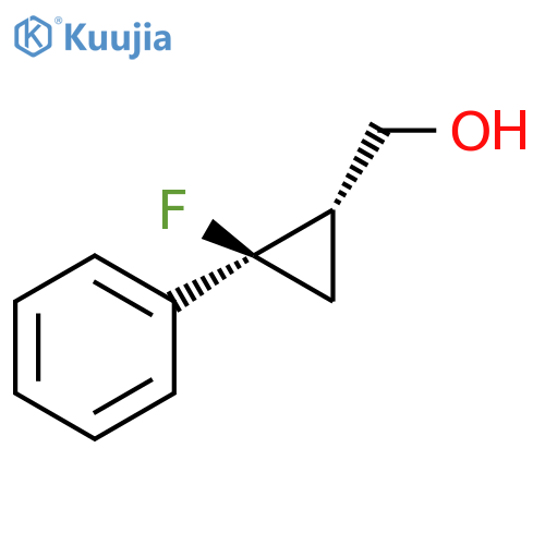 Cyclopropanemethanol, 2-fluoro-2-phenyl-, (1S,2R)- structure