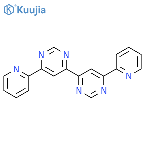 4,4'-Bipyrimidine, 6,6'-di-2-pyridinyl- structure