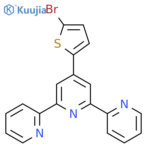 2,2':6',2''-Terpyridine, 4'-(5-bromo-2-thienyl)- structure