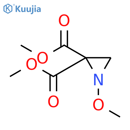 2,2-AZIRIDINEDICARBOXYLIC ACID, 1-METHOXY-, DIMETHYL ESTER structure