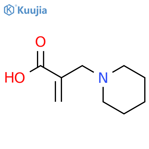 2-Piperidin-1-ylmethyl acrylic acid structure