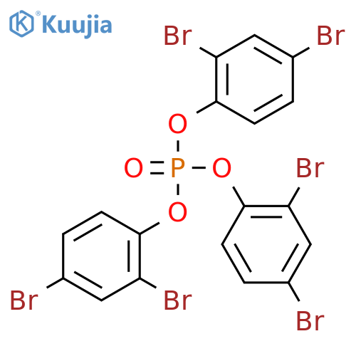 Tris(2,4-dibromo-phenyl)phosphate structure
