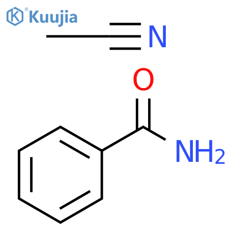 Benzamide, compd. with acetonitrile (1:1) structure