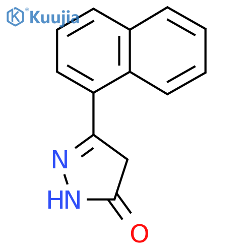 5-(1-Naphthyl)-2,4-dihydro-3H-pyrazol-3-one structure