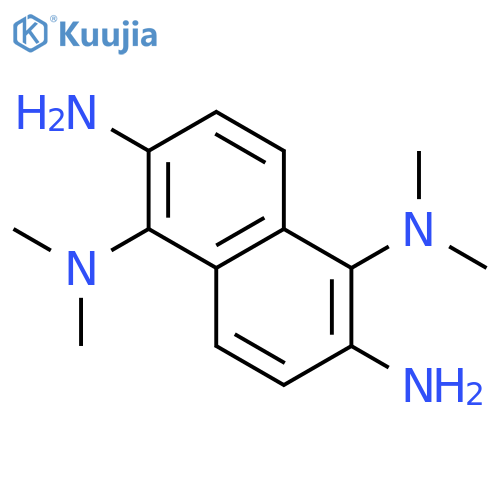 1,2,5,6-Naphthalenetetramine, N1,N1,N5,N5-tetramethyl- structure
