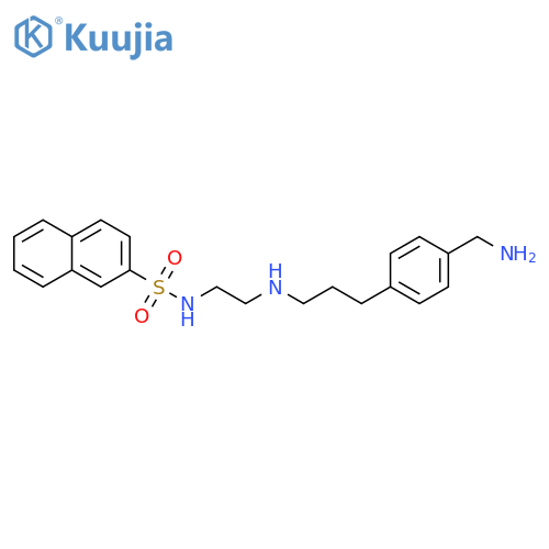 2-Naphthalenesulfonamide,N-[2-[[3-[4-(aminomethyl)phenyl]propyl]amino]ethyl]- structure