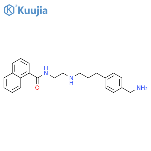 1-Naphthalenecarboxamide,N-[2-[[3-[4-(aminomethyl)phenyl]propyl]amino]ethyl]- structure