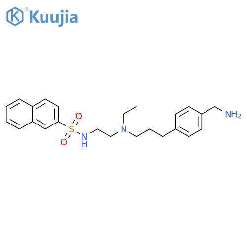 2-Naphthalenesulfonamide,N-[2-[[3-[4-(aminomethyl)phenyl]propyl]ethylamino]ethyl]- structure