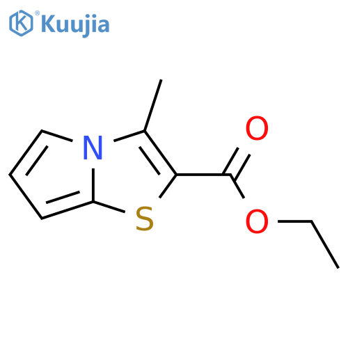 3-methyl-Pyrrolo[2,1-b]thiazole-2-carboxylic acid ethyl ester structure