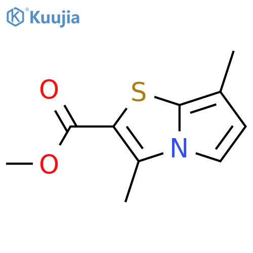 3,7-dimethyl-Pyrrolo[2,1-b]thiazole-2-carboxylic acid methyl ester structure