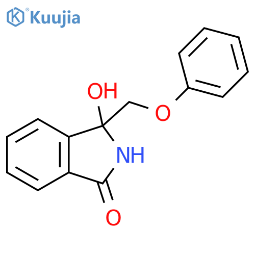 1H-Isoindol-1-one, 2,3-dihydro-3-hydroxy-3-(phenoxymethyl)- structure