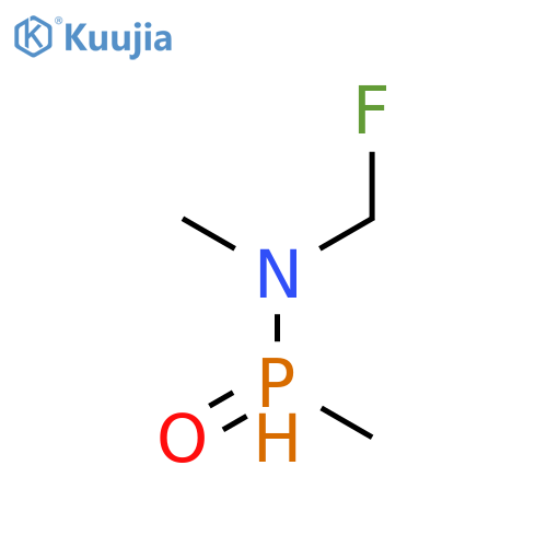 PHOSPHINIC AMIDE, N-(FLUOROMETHYL)-N,P-DIMETHYL- structure