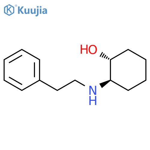 Cyclohexanol, 2-[(2-phenylethyl)amino]-, (1R,2R)-rel- structure