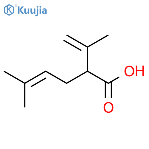 5-Methyl-2-(1-methylethenyl)-4-hexenoic Acid structure