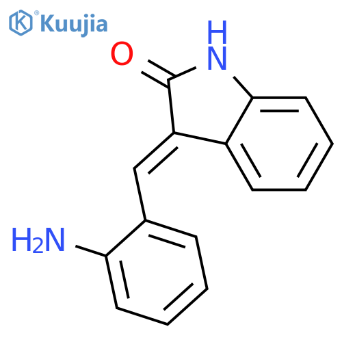 2H-INDOL-2-ONE, 3-[(2-AMINOPHENYL)METHYLENE]-1,3-DIHYDRO- structure