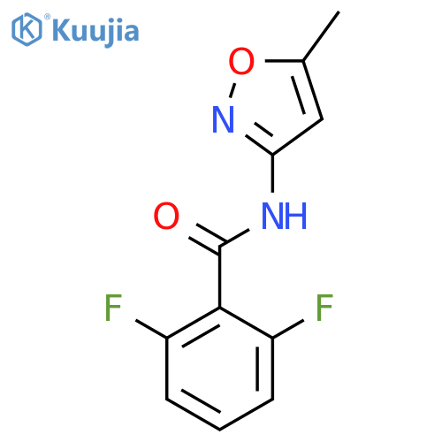 2,6-Difluoro-N-(5-methyl-1,2-oxazol-3-yl)benzamide structure