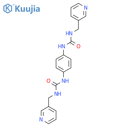 ((3-Pyridylmethyl)amino)-N-(4-(((3-pyridylmethyl)amino)carbonylamino)phenyl)formamide structure