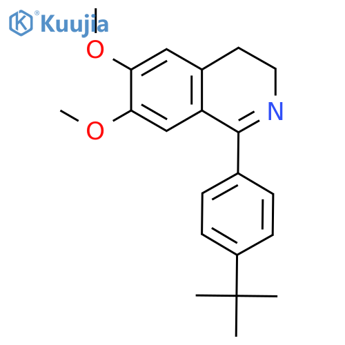 1-(4-Tert-butylphenyl)-6,7-dimethoxy-3,4-dihydroisoquinoline structure