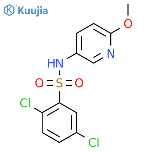 (6-Methoxy(3-pyridyl))(2,5-dichlorophenylsulfonyl)amine structure