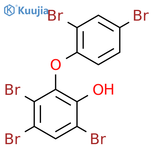 Phenol, 3,4,6-tribromo-2-(2,4-dibromophenoxy)- structure