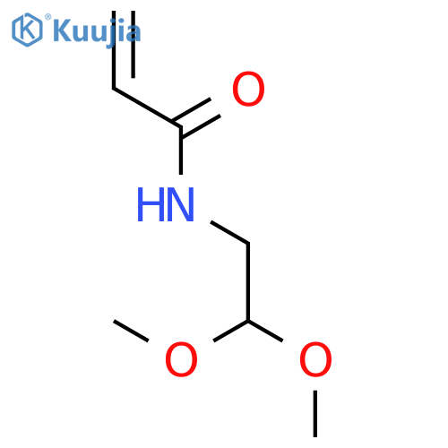 N-(2,2-Dimethoxyethyl)prop-2-enamide structure